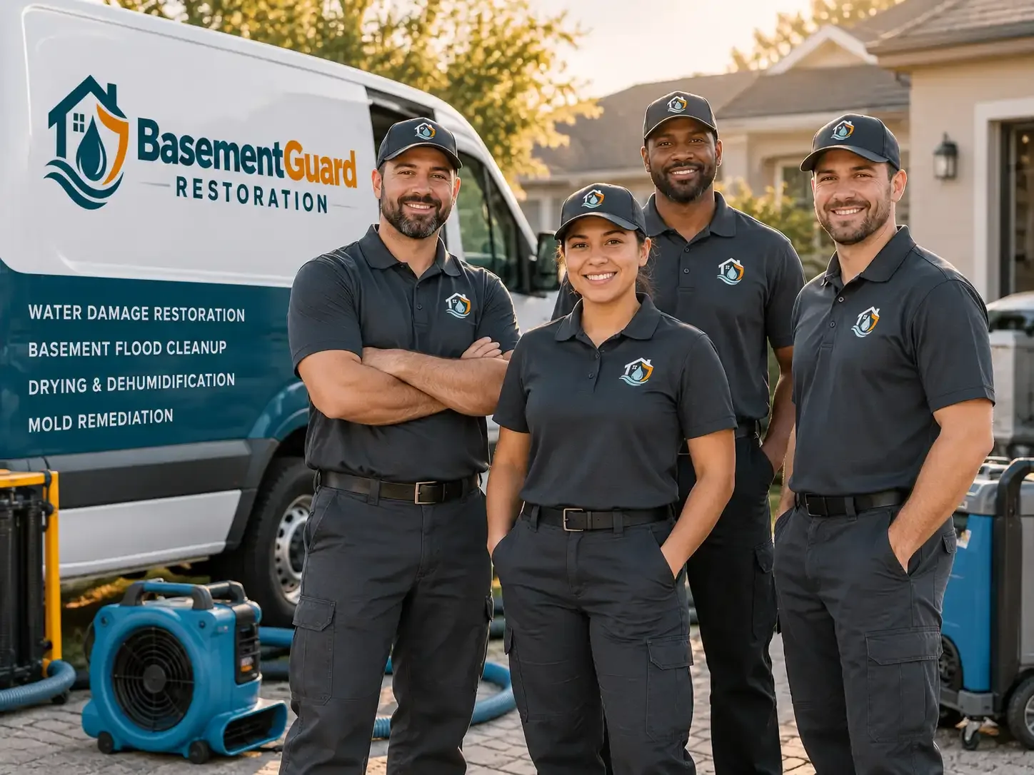Basement Water Damage Restoration company in Montgomery, TX